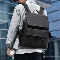 Mochila de Viaje para Portátil de Negocios de PU de Alta Calidad, Gran Capacidad, Impermeable, Moderna, Casual, para Estudiantes