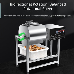 Machine de marinade commerciale, Tambour rotatif bidirectionnel automatique, Machine de marinade numérique pour viandes et légumes pour les restaurants de burgers - Product Image 4