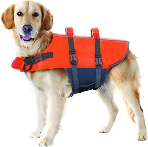 Pet Dog cuộc sống Puppy vest Hoodie trùm đầu quần áo Coat Dog An toàn vest Hunter phụ kiện thể thao Dog Life Puppy Harness