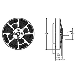 Động cơ không chổi than KPower <span class=keywords><strong>BLDC</strong></span> DC 24V 500W 110KV / 85KV / 150KV cho máy bay không người lái nông nghiệp đa rôto 8308 - Product Image 6