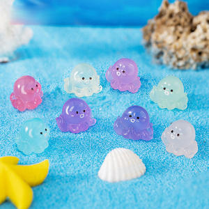 Gloeiende Hars Kristal Accessoires Lichtgevende Vijver Zeeleven Strandlandschap Miniatuur <span class=keywords><strong>Octopus</strong></span> <span class=keywords><strong>Aquarium</strong></span> <span class=keywords><strong>Aquarium</strong></span> Decoratie - Product Image 4