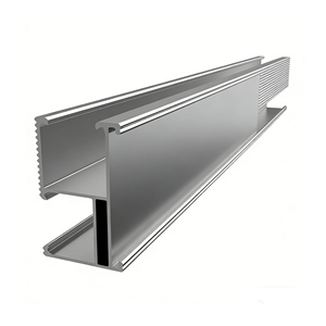 Riel Solar de Alta Calidad para Montaje en Techo, Perfil de Aluminio Anodizado, Soportes de Montaje con Carga de Viento de 60 m/s y Carga de Nieve de 3 KN/m - Product Image 3