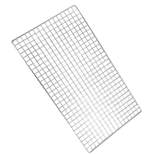 Malla de parrilla de barbacoa de acero inoxidable 304 de alta resistencia con kit de <span class=keywords><strong>asador</strong></span> de metal-Utensilios de cocina imprescindibles para parrillas - Product Image 1