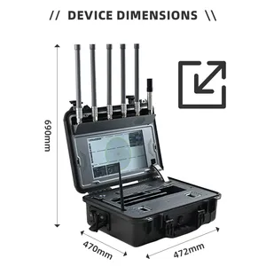 Dispositivo Integrato di Rilevamento e Disturbo Droni 100MHz-6GHz, Rilevatore UAV con Portata di Disturbo GNSS di 1km - Product Image 4