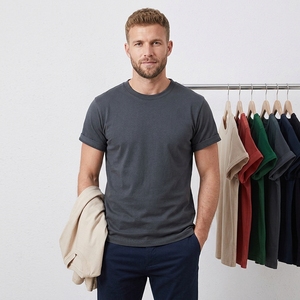 <span class=keywords><strong>T</strong></span>-<span class=keywords><strong>shirt</strong></span> Amekaji en coton peigné lourd 300g, col rond, manches courtes, style <span class=keywords><strong>streetwear</strong></span> <span class=keywords><strong>japonais</strong></span> pour homme - Product Image 6