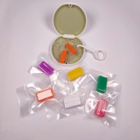 Bâtonnets de silicone souples et creux au goût fruité, en forme de fleur, pour aligneurs dentaires invisibles orthodontiques