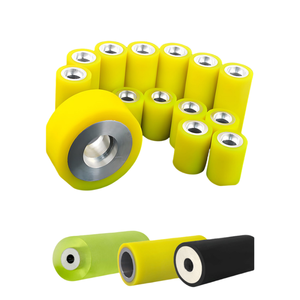 涂布辊耐磨PU橡胶硅橡胶聚氨酯橡胶辊无动力辊 - Product Image 3