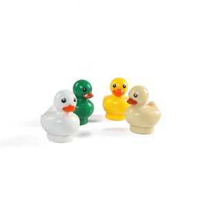Blocs de construction en petites particules pour animaux : Orang-outan, requin, canard, chèvre, léopard, chaton, cochon - Product Image 3