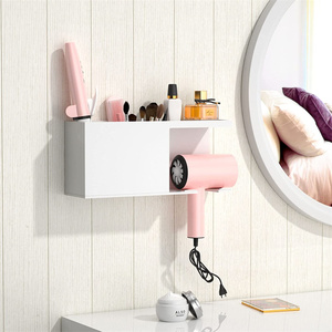Support de sèche-cheveux en acrylique, <span class=keywords><strong>prix</strong></span> d'usine, organisateur transparent sur comptoir, support de rangement, porte-sèche-cheveux, salle de bains - Product Image 4