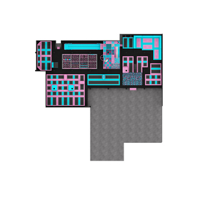Grande aire de jeux <span class=keywords><strong>interactive</strong></span> personnalisée pour enfants, ensemble intérieur, équipement de parc de trampoline pour enfants - Product Image 2
