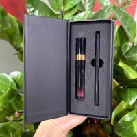 Kit de Maquillage Marque Privée : Rouge à Lèvres Liquide et Crayon à Lèvres 2-en-1, Imperméable et Longue Tenue