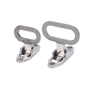 Pedales de barco de acero inoxidable tipo herradura antideslizantes plegables para mejora de embarcaciones, accesorios marinos - Product Image 1