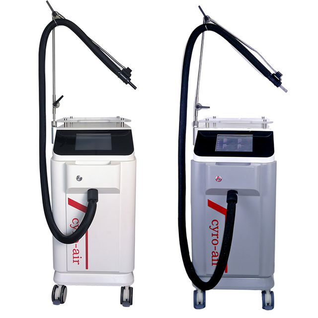 New Trending Cold Air Skin Cooling Machine for Pain Relief Standing Skin Cooling Device -40 Degree Temperature Cold Air Cooling