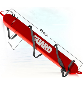 Equipo de Seguridad Acuática, Dispositivo Salvavidas, Tubo de Rescate para Piscina, Vinilo/Nylon Rojo para Uso Público - Product Image 1