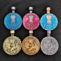 Ensemble de dés métalliques polyédriques Fly Dragon Octopous 7 pièces, 7-en-1, jouet anti-stress à pression pour les joueurs de RPG DND