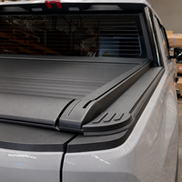 Promotion toute saison : Couvre-caisse de camionnette en aluminium électronique/manuel, anti-rouille, rétractable et enroulable pour Jeep Maxus Mu9 Eterron9