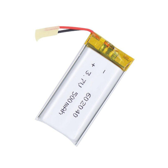 Custom 602040 500mah 3.7v Lithium Polymer Battery Lithium Ion Cells Rechargeable Batteries Lipo Batteries