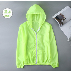 Women's Summer Sun Protection Jacket White Upf 50 Anti Uv Lightweight Hooded Coat Korean Style Student Wear - Product Image 5