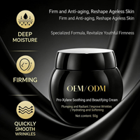 Crème de nuit raffermissante Pro-Xylane, hydratant réparateur de barrière à la truffe noire, aux peptides et céramides, 50g, logo personnalisé OEM