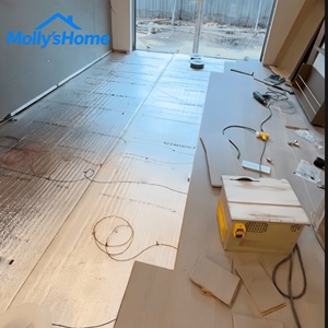 Tùy chỉnh bằng gỗ Nano Carbon tinh thể điện sưởi ấm sàn sinh thái thân thiện bằng gỗ rạng rỡ sàn cho dân cư thương mại - Product Image 6