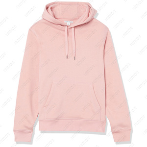 2025เสื้อฮู้ดสวมหัวสีชมพูอ่อนสำหรับผู้ชายเสื้อฟลีซผ้าเฟรนช์เทอร์รี่370กรัมเสื้อฮู้ดพิมพ์ลายผ้าฝ้าย100% สำหรับฤดูหนาว - Product Image 1