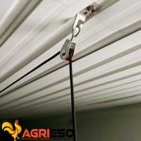 Ventilateur de circulation d'air pour volailles, ventilateur de mélange d'air pour système de ventilation des poulaillers de poulets de chair, pondeuses et reproducteurs