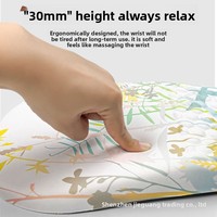 Tapis de souris ergonomique avec repose-poignet en mousse à mémoire de forme pour le bureau, coussin de massage, vente en gros