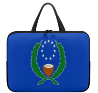 Sac pour ordinateur portable avec drapeau de Pohnpei, étui étanche et fin pour ordinateur portable avec fermeture éclair de qualité supérieure, sac portable pour ordinateur portable pour tablettes