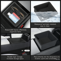 Boîtes de rangement pour le nouveau Model Y Juniper, nouveau Model 3 2025, Model YL, accessoires intérieurs, boîtes de rangement pour accoudoir avec couvercle
