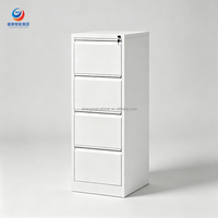 Armoire de classement verticale à tiroirs réglables, meuble de rangement de documents de bureau polyvalent en métal