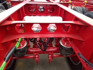 Semirremolque Esqueleto CIMC de 40 pies, Tres Ejes, RHINOX, 13T, 40000 kg de Carga Útil, Tren de Aterrizaje JOST para Certificación <span class=keywords><strong>ADR</strong></span> Estándar Australiano - Product Image 4