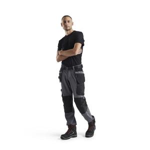 BLAKLADER - 152216459699C154 Pantalones artesanos 4-Way stretch Gris medio/Negro-PANTALONES DE TRABAJO EAN 7330509723661 - Product Image 3