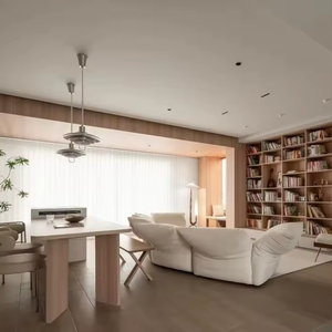 三海当代简明公寓CAD图纸服务定制房屋平面图3D渲染温馨住宅室内设计产品 - Product Image 1
