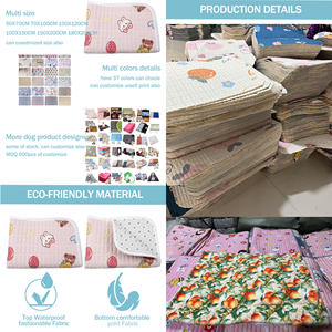 COLLABOR 27 couleurs OEM ODM tapis imperméable pour lit lavable tapis de couche à langer 5 couches tapis pour <span class=keywords><strong>chien</strong></span> étanche - Product Image 3