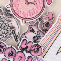 Patchs brodés 3D personnalisés en tissu tissé avec logo brodé et lettres, adhésifs thermocollants, pour chapeaux - Vente en gros