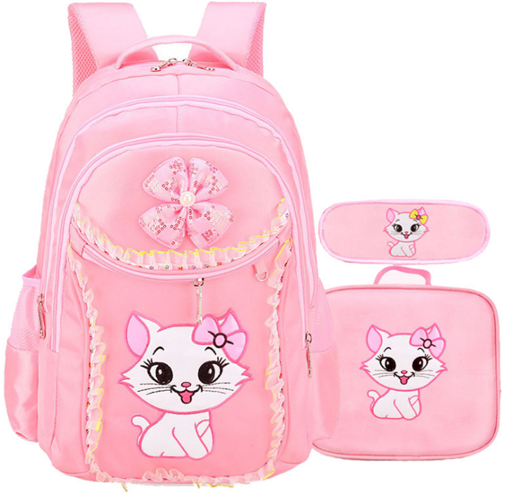 Stylish Detachable Oxford Backpack Set For Girls Juicy Couture