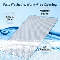 Nouveau Tapis Rafraîchissant pour Animaux de Compagnie, Léger et Imperméable, en Soie Glacée Respirante – Idéal pour l'Été – Vente en Gros