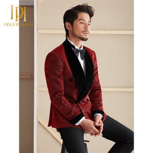 Nouveau design – Costume homme à simple boutonnage pour mariage, spectacle, affaires, bureau et tenue décontractée - Product Image 5
