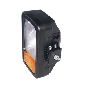 Feux avant de chargeuse sur pneus HANSEN LW300F 803502426 80354552 803544057 Feux de travail Phare noir - Product Image 3