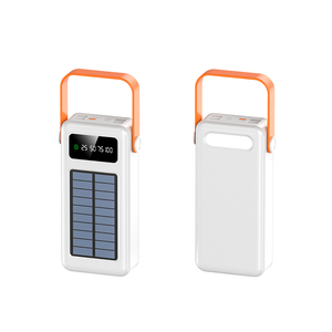 Banco de Energía Solar de 40000 mAh, Cargador <span class=keywords><strong>Portátil</strong></span> Impermeable para Exteriores con Cuatro Puertos USB, <span class=keywords><strong>Batería</strong></span> Externa de Emergencia para Camping y Senderismo - Product Image 6