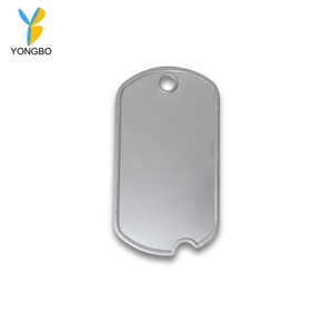 Placa de Identificación para Perro de Acero Inoxidable 304 con Acabado Plateado Mate o Brillante - Product Image 3