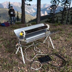 Four à barbecue solaire Chauffe-soleil Bouilloire Camping Pas de gaz Cuisinière électrique BBQ Zones inhabitées Fourniture d'urgence - Product Image 5