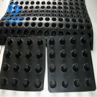 Toit et toit de garage de sous-sol verdissement HDPE concave-convexe membrane étanche isolation dragage panneau de drainage