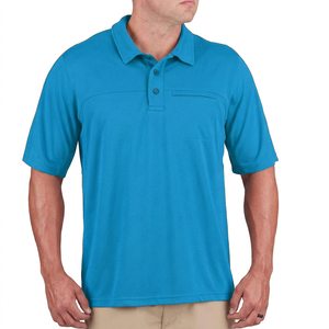 Nouveaux polos décontractés pour hommes sur mesure, de qualité supérieure, respirants, pour l'été, avec col rabattable, en vente. - Product Image 1