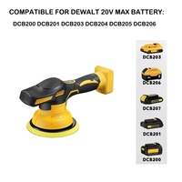 Polisseuse de voiture sans fil 21V à affichage numérique avec tampons de polissage, compatible avec les outils électriques à batterie Makita 18V