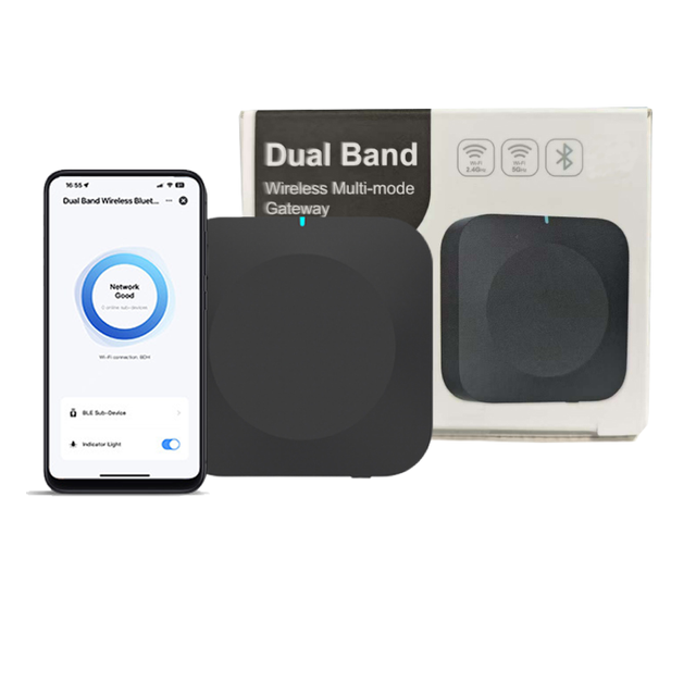 Smart Home Devices Hub Smart Life App Control 2.4G 5GHz WiFi Wall-mounted Dual Band BLE Wireless Communication Gateway Hub