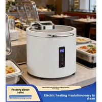 Nouveau Réchaud de Buffet Suspendu en Acier Inoxydable Blanc, Chauffé à l'Alcool, pour Hôtels de Luxe, Style Minimaliste Moderne, pour Approvisionnement Transfrontalier