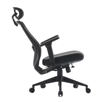 Chaise de bureau exécutive confortable de haute qualité, nouveau design moderne, pivotante, ergonomique, réglable en hauteur et inclinable, en maille, à prix abordable