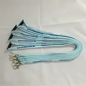 großhandel individuell personalisiert bedruckter nackenband sublimation sicherheit ausbrechbare lanyards mit logo