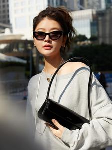 Sac à bandoulière fin en cuir de vachette premium, style pochette à <span class=keywords><strong>rabat</strong></span>, pour les trajets mains libres et les voyages en ville, Fournisseur OEM Allemagne Pays-Bas - Product Image 6